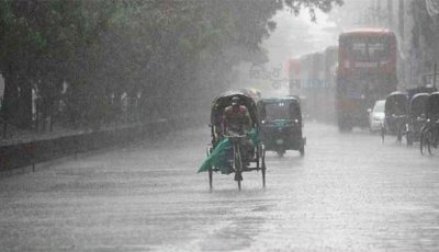 অতি ভারী বৃষ্টির আভাস চার বিভাগে