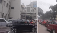 সচিবালয়ে ‘শুভেচ্ছা’র গাড়ির চাপ