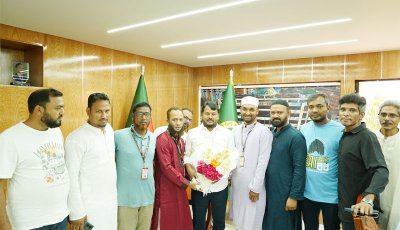 রাসিক প্রশাসকের সাথে কার-মাইক্রো  ইউনিয়নের নেতৃবৃন্দের সৌজন্য সাক্ষাৎ