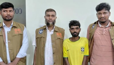 ডিসি-এসপি পরিচয়ে চাঁদাবাজি, ৩৮টি সিমসহ যুবক আটক