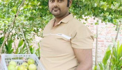 বদলগাছীতে প্যাশন ফ্রুট চাষে তরুণের বাজিমাত