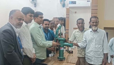 বোদায় মাস্তুল ফাউন্ডেশনের টিউবওয়েল ও সেলাই মেশিন বিতরণ