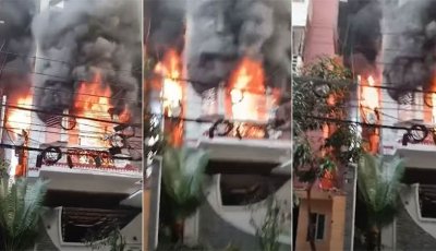 রান্নাঘরে বৈদ্যুতিক ত্রুটি বা গ্যাস লিকেজ থেকে আগুনের সূত্রপাত
