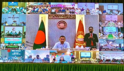 সারাদেশের ন্যায় রাজশাহীতেও ‘নজরুল বর্ষের’ উদ্বোধন করলেন প্রধানমন্ত্রী
