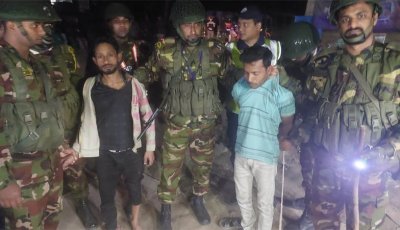 যৌথবাহিনীর অভিযানে ৮০০ পিস ট্যাপেন্টাডলসহ দুই মাদক কারবারি আটক