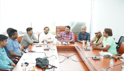 রাজশাহী সাংবাদিক ইউনিয়নের সাথে রাসিক প্রশাসকের মতবিনিময়