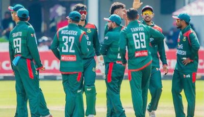 রিশাদের ঘূর্ণি তাণ্ডবে  সিরিজে  ফিরল বাংলাদেশ