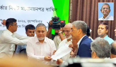 রাষ্ট্রপতি নির্বাচন: মির্জা ফখরুলের মনোনয়নপত্র ইসিতে জমা