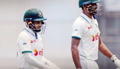 ৪১৩ রানে প্রথম ইনিংস থামল বাংলাদেশের