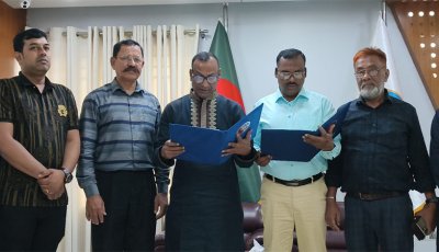 রাজশাহী চেম্বারের পরিচালক পদে শপথ নিলেন আমিনুল ইসলাম আমিন