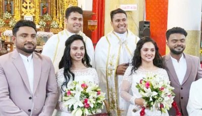 যমজ ভাইয়ের সঙ্গে যমজ বোনের বিয়ে, পুরোহিতও যমজ