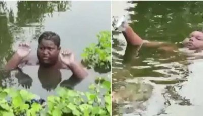 ‘জিনের’ ভয়ে দিন-রাত পুকুরেই থাকছে ১৬ বছরের ইকবাল