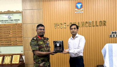 রুয়েটের উপাচার্যের সাথে সৌজন্য সাক্ষাত করলেন পল্লী বিদ্যুতায়ন বোর্ডের চেয়ারম্যান