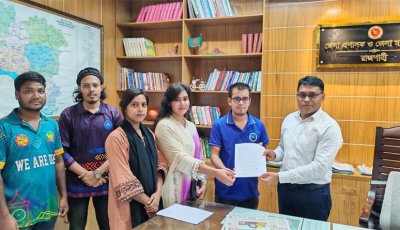 সিসা দূষণ বন্ধের দাবিতে রাজশাহীতে স্মারকলিপি প্রদান