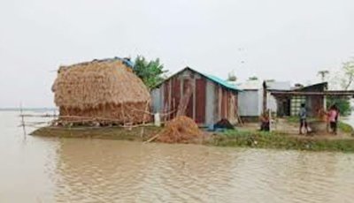 হাওরাঞ্চলের ৮টি পয়েন্টে পানি বিপৎসীমার ওপরে