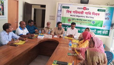 রাজশাহীতে বিশ্ব পরিযায়ী পাখি দিবস পালিত