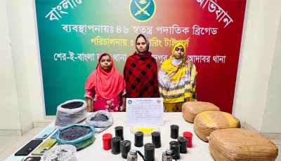 বিস্ফোরক-মাদক রেখে পলাতক সন্ত্রাসী শুভ, স্ত্রী-বোন গ্রেপ্তার