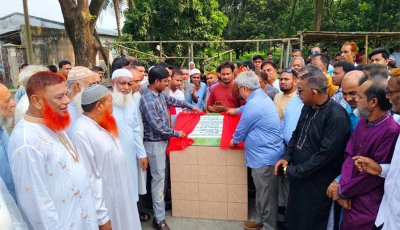 নওহাটা পৌরসভায় এক কোটি ২০ লাখ টাকার উন্নয়নকাজের উদ্বোধন করলেন এমপি মিলন