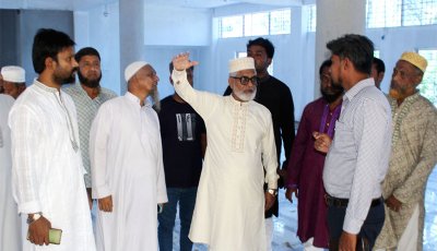 মোহনপুরে বিভিন্ন উন্নয়ন প্রকল্প পরিদর্শন করলেন :  জেলা পরিষদ প্রশাসক এরশাদ আলী (ঈশা)