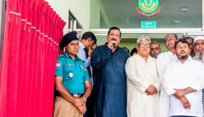 রাজশাহীতে পুনঃস্থাপন আরএমপির ঐতিহাসিক নামফলক