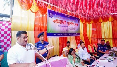অপরাধী যে দলেরই হোক, অপরাধ দমনে পুলিশ কাউকে ছাড় দেবে না ডিআইজি আশিক সাঈদ