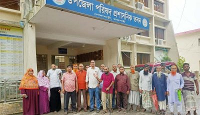 গোদাগাড়ীতে চায়না প্রজেক্ট সংলগ্ন সরকারি খাল ভরাট করে বন্ধ ও জলাবদ্ধতা নিরসনের দাবিতে ইউএনও-কে লিখিত আবেদন