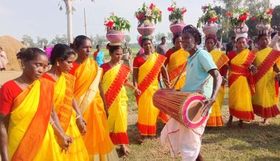 মান্দায় ঐতিহ্যবাহী দশাই কারাম উৎসব উদ্‌যাপন