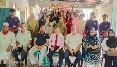 রাজশাহীতে শিশুদের স্বাস্থ্য ও শিক্ষা উপকরণ বিতরণ