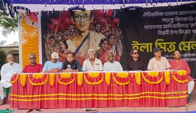তেভাগা আন্দোলনের কিংবদন্তি ইলা মিত্রের স্মরণে নাচোলে তিন দিনব্যাপী আন্তর্জাতিক মানের সাংস্কৃতিক মেলা শুরু