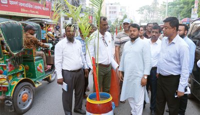 নগরীর সবুজায়ন ও সৌন্দর্য  বৃদ্ধির লক্ষ্যে রাসিক প্রশাসকের নতুন উদ্যোগ