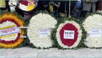 শিল্পকলায় শেষ শ্রদ্ধা আহমেদ রুবেলকে, দাফন গাজীপুরে