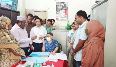 আকস্মিক বদলগাছী স্বাস্থ্য কমপ্লেক্স পরিদর্শনে স্বাস্থ্যমন্ত্রী