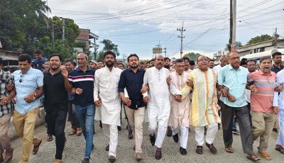 দেশব্যাপী নৈরাজ্যের প্রতিবাদে গোদাগাড়ীতে যুবদলের বিক্ষোভ মিছিল ও সমাবেশ অনুষ্ঠিত
