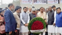 শহীদ মতিউর রহমানের স্মৃতিসৌধে আ.লীগের শ্রদ্ধা