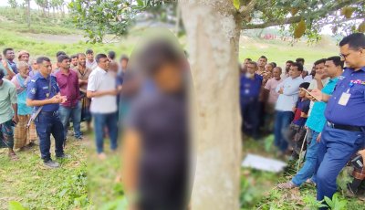 বদলগাছীতে শ্মশানঘাটে গাছে ঝুলন্ত যুবকের মরদেহ উদ্ধার, তদন্তে পুলিশ