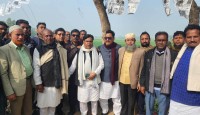 রাজশাহী-৪  বাগমারা আসনে নৌকা প্রার্থীর গণসংযোগে জেলা পরিষদ চেয়ারম্যান