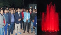 শহীদ এএইচএম কামারুজ্জামান কেন্দ্রীয় উদ্যানে চালু হলো ড্যান্সিং ফোয়ারা